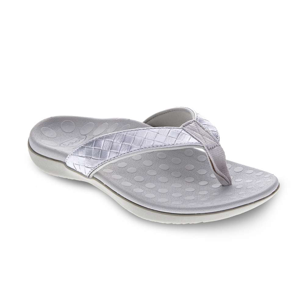 Sonoma Weave Toe Post Sandal - Silver Weave