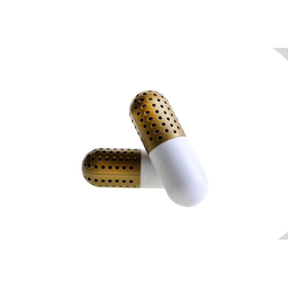 Power Bullet Shoe Deodoriser - White/Gold