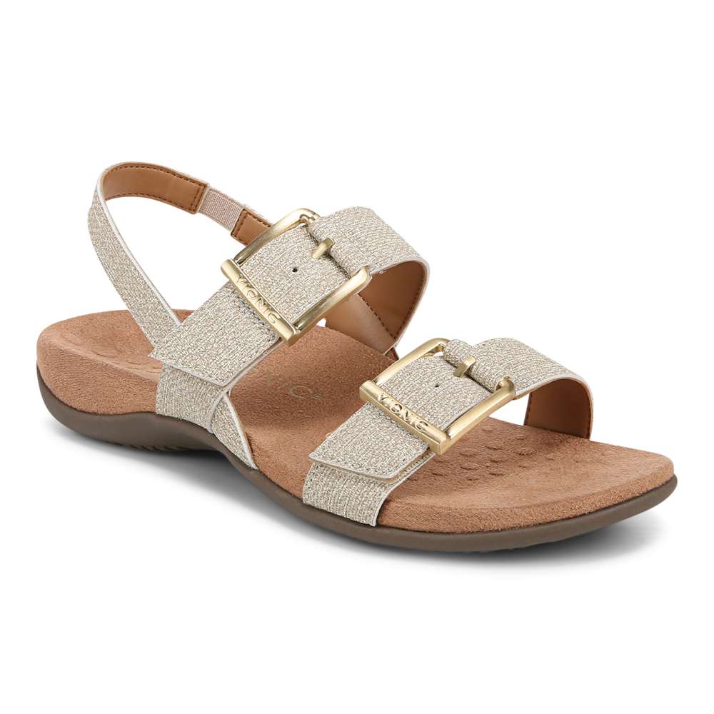 Reese Back Strap Sandal - Oatmeal