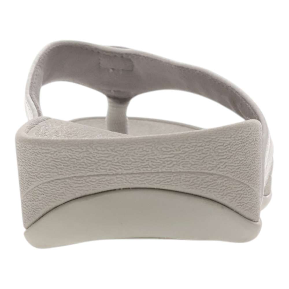Allora Smooth Toe Post Sandal - White