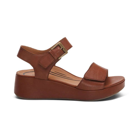 Ariel Wedge - Dark Brown