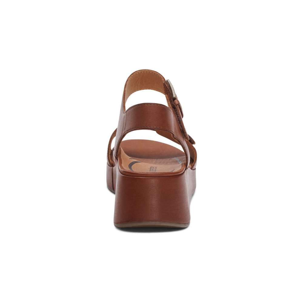 Ariel Wedge - Dark Brown