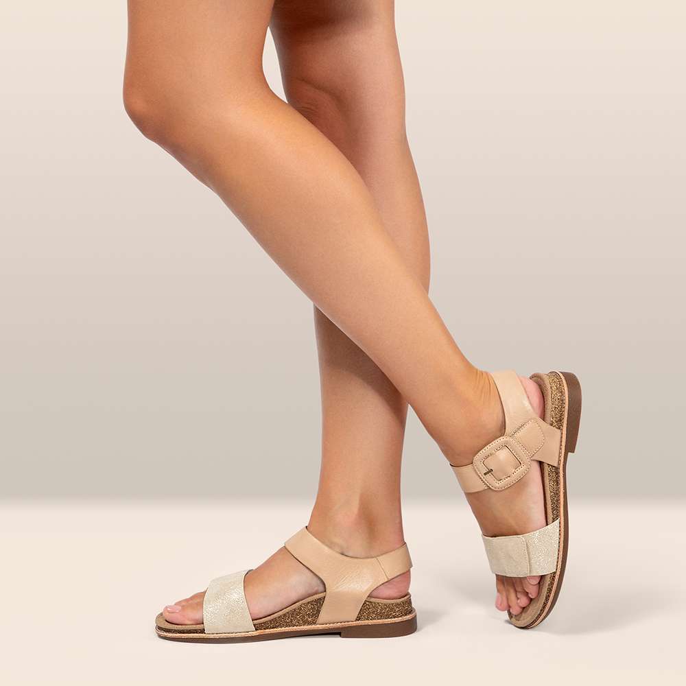 Claire Sandal - Champagne