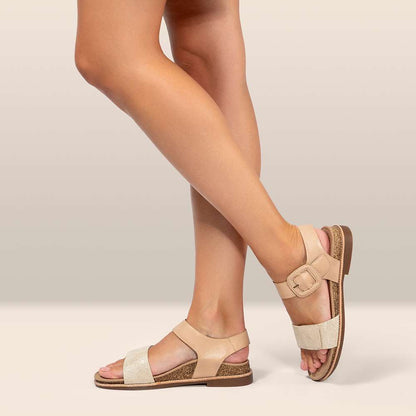 Claire Sandal - Champagne