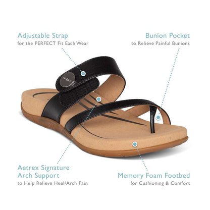 Izzy Sandal - Black