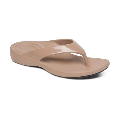 Maui Women's Toe Post Sandal - Mocha