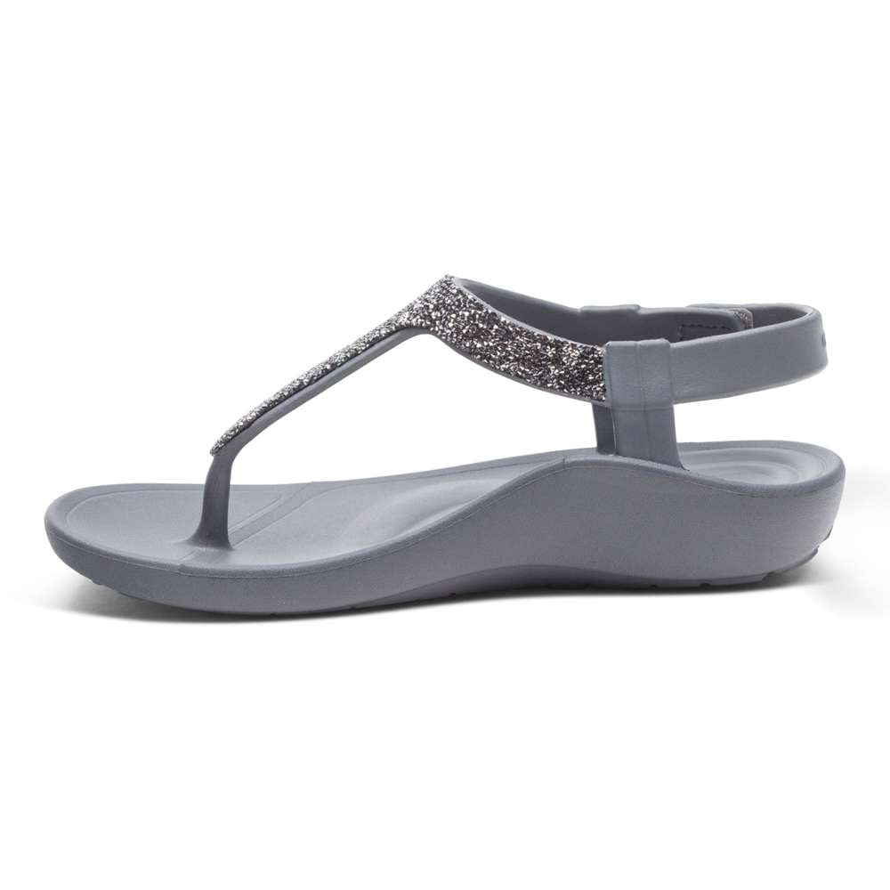Skyler Sandal - Pewter Sparkle
