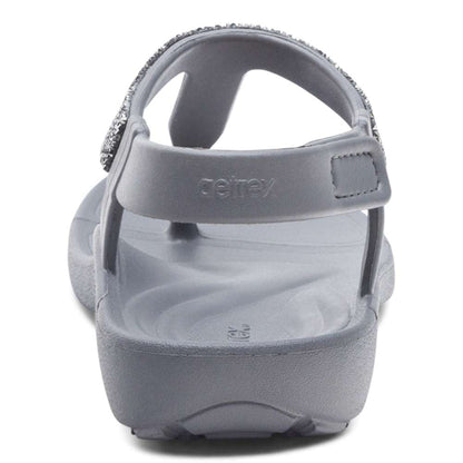Skyler Sandal - Pewter Sparkle