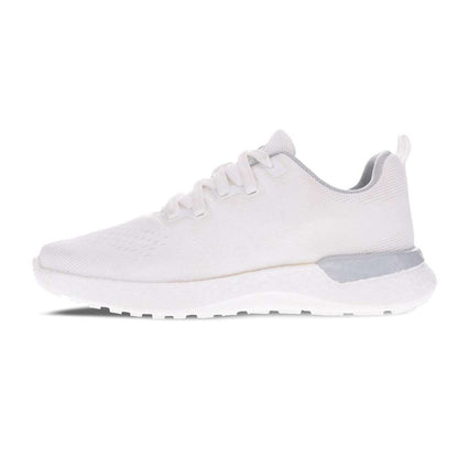 Maisie Lace-Up Active Sneaker - White Knit