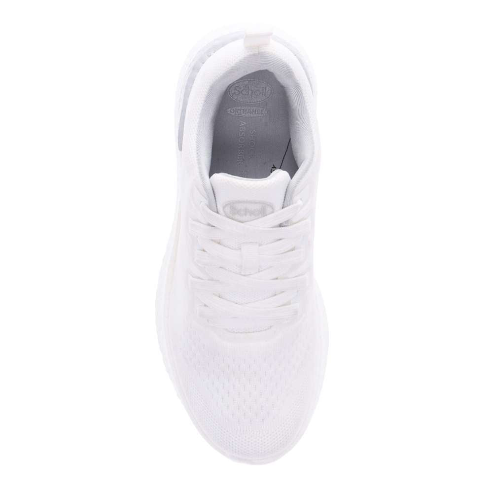 Maisie Lace-Up Active Sneaker - White Knit