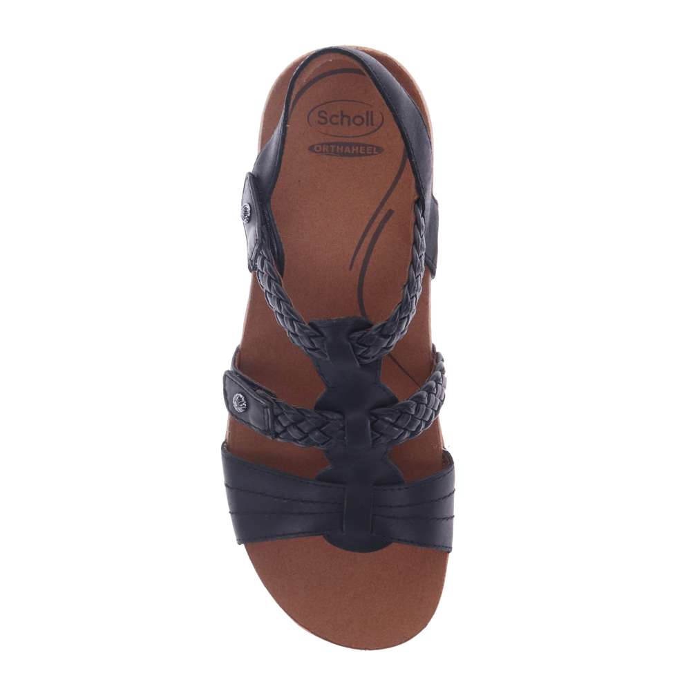 Anna Adjustable Sandal - Black
