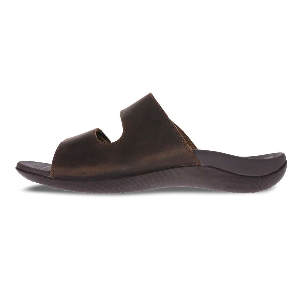 Connor Slide Sandal - Brown