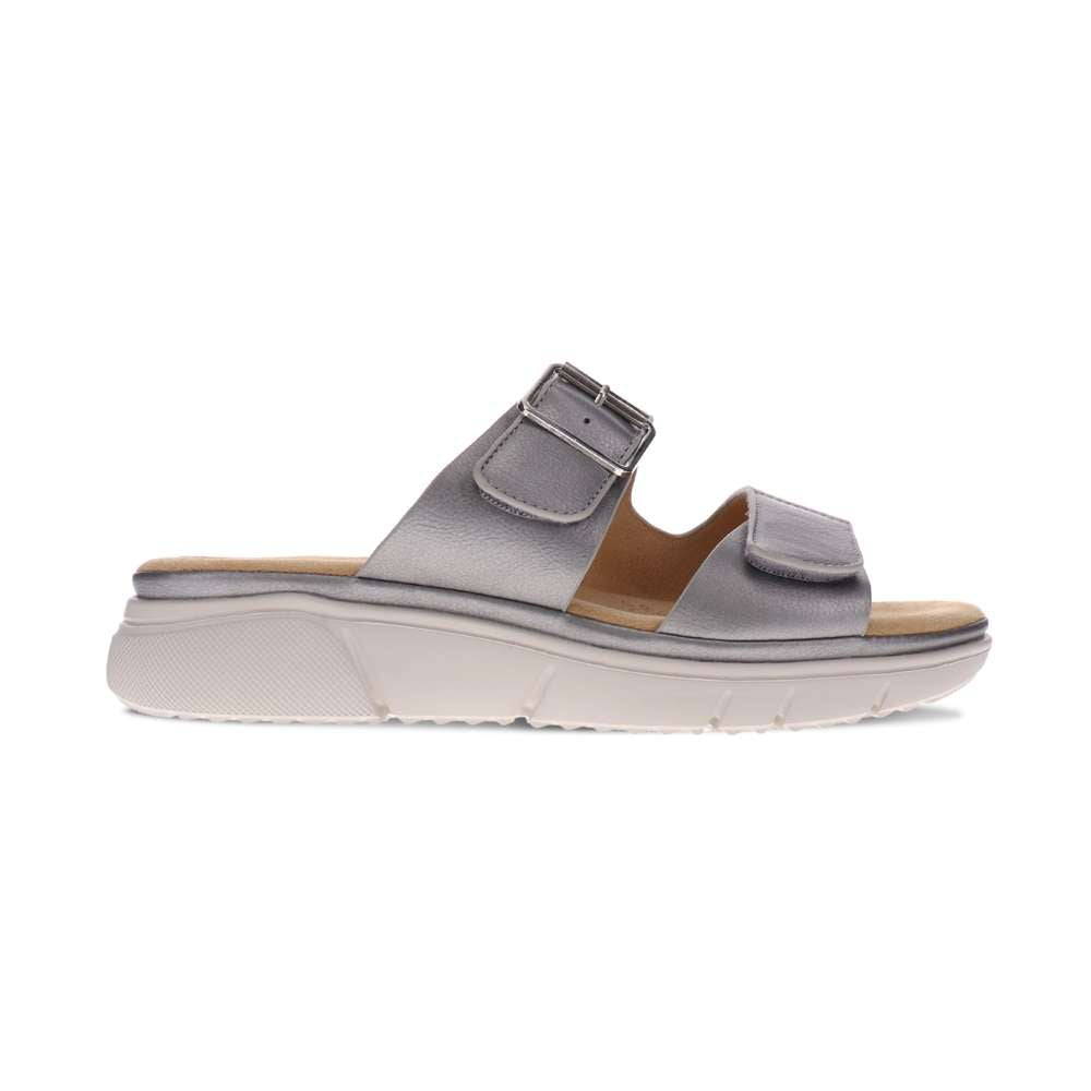 Rage Slide Sandal - Pewter