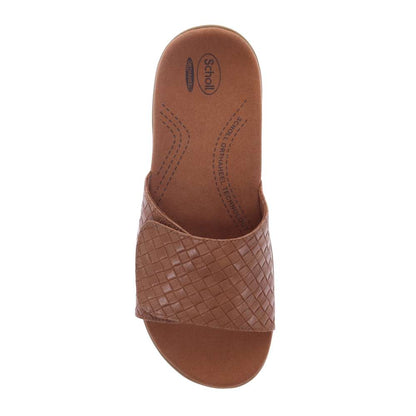 Samos Weave Slide - Brown