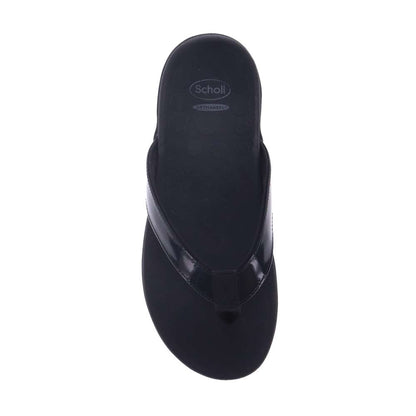 Sonoma Toe Post Sandal - Black Patent