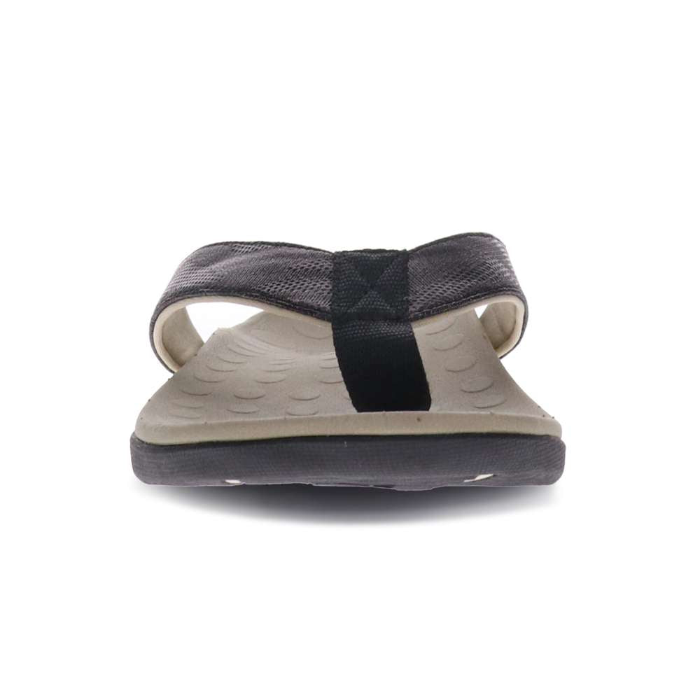 Sonoma Linen Toe Post Sandal - Black