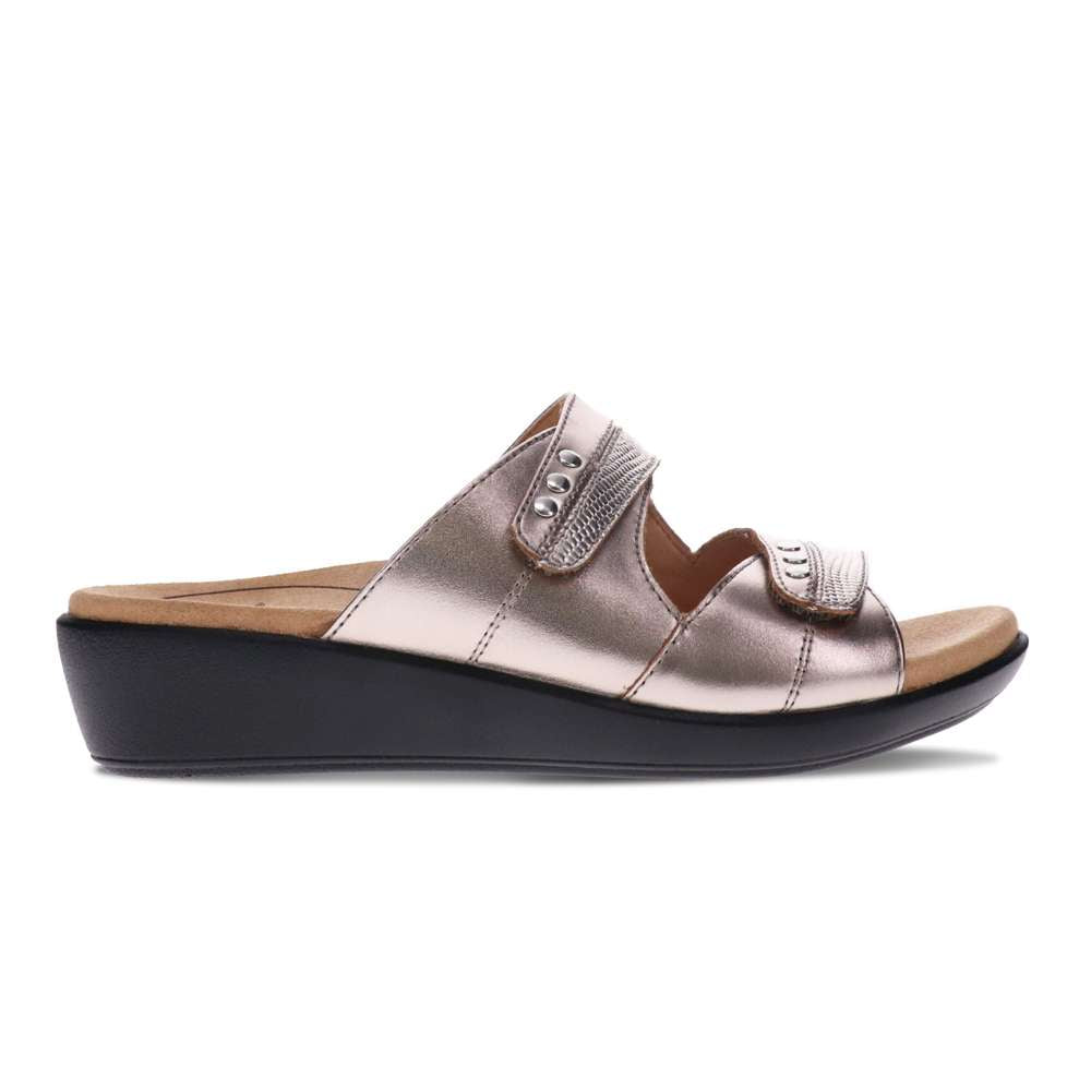 Toni Adjustable Slide - Pewter