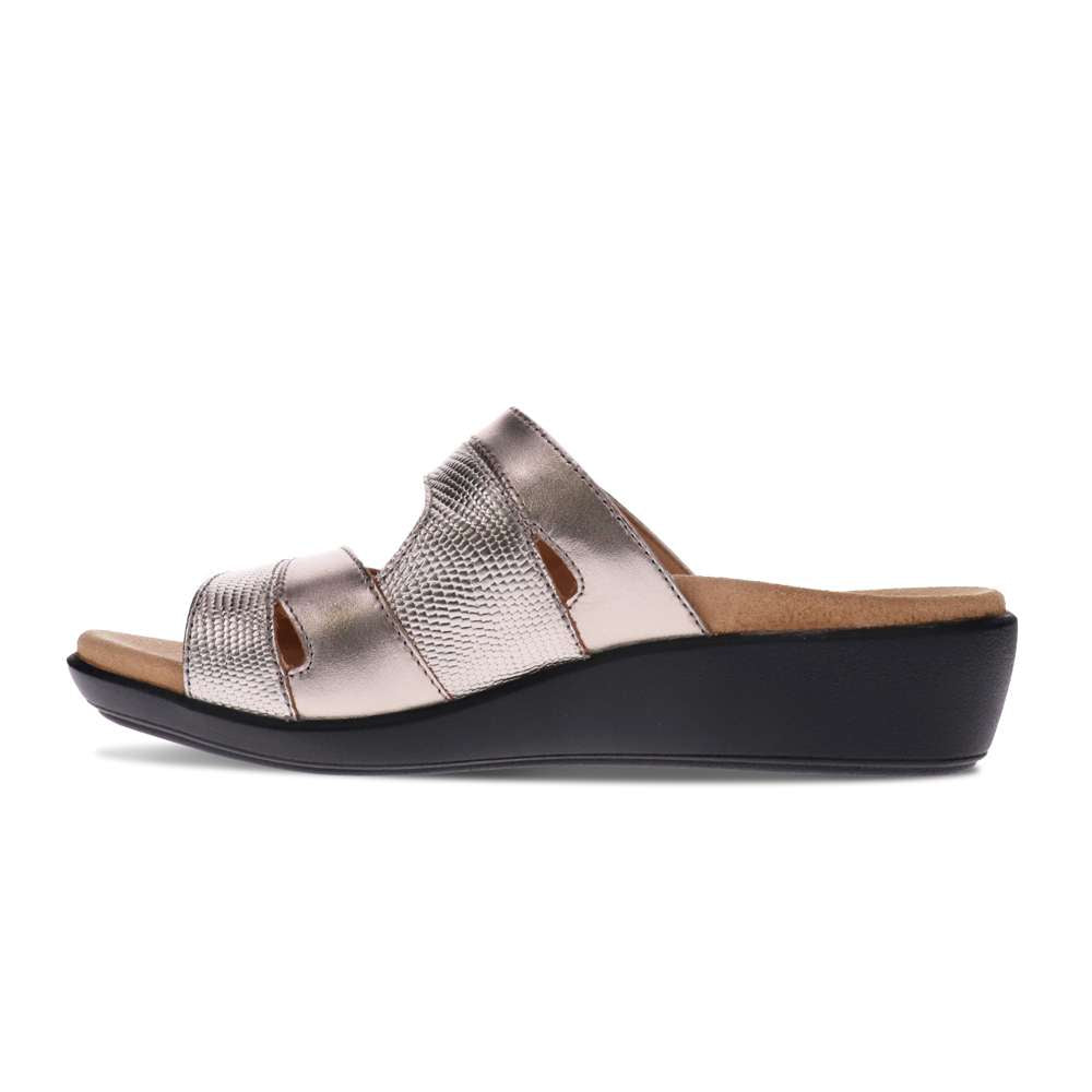 Toni Adjustable Slide - Pewter