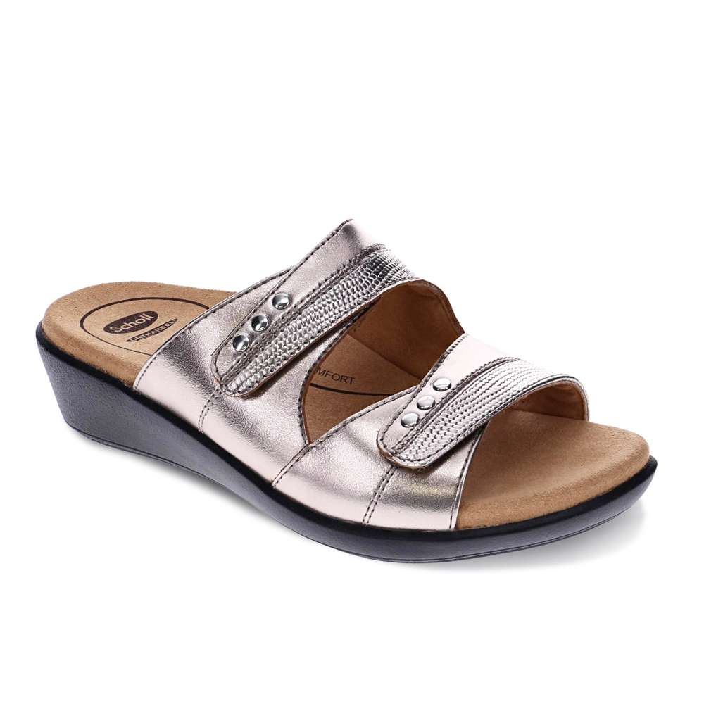 Toni Adjustable Slide - Pewter