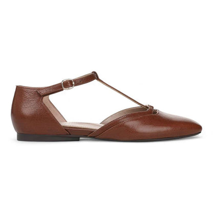 Caresse Mary-Jane Flat - Caramel