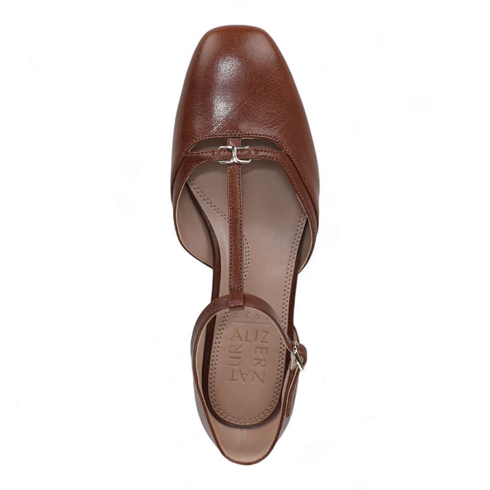 Caresse Mary-Jane Flat - Caramel