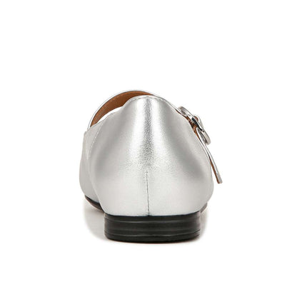 Kelly Mary-Jane Flat - Silver