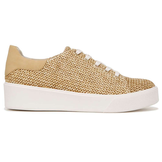 Morrison 2.0 Lace-Up Sneaker - Tan Raffia Fabric
