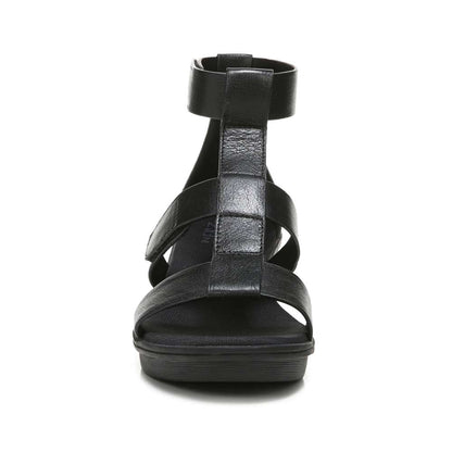 Rylan Wedge Sandal - Black