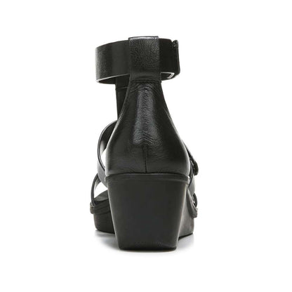 Rylan Wedge Sandal - Black