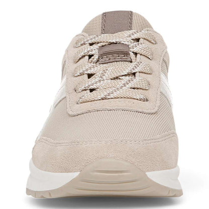 Shay Jogger Lace-Up Sneaker - White/Beige
