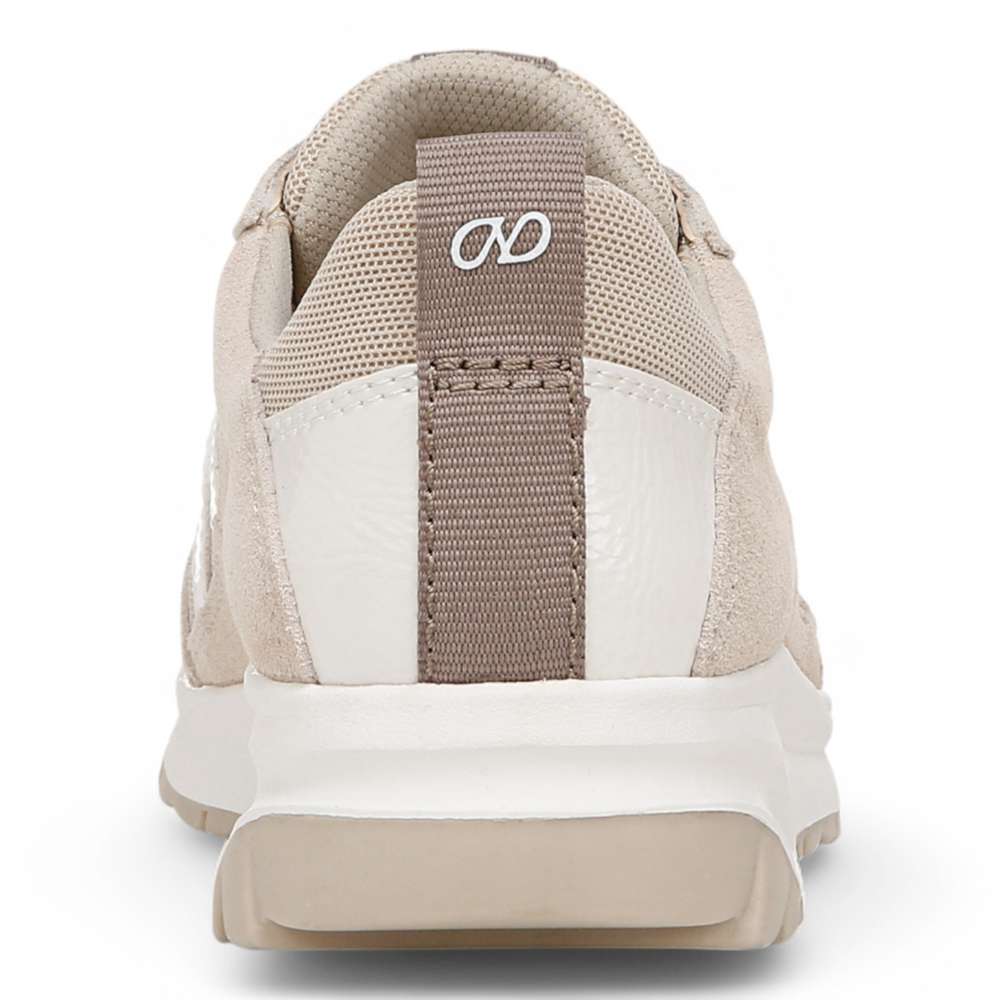 Shay Jogger Lace-Up Sneaker - White/Beige