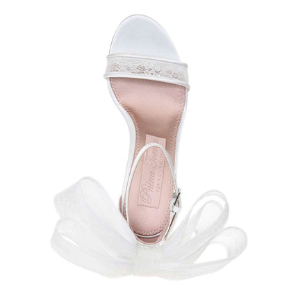 Amour Dress Sandal - Silk White Satin