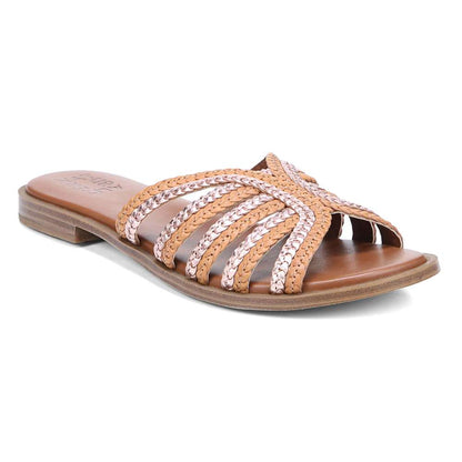 Lane Slide Sandal - Tan Multi
