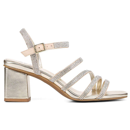 Niko Dress Sandal - Champagne Sparkle