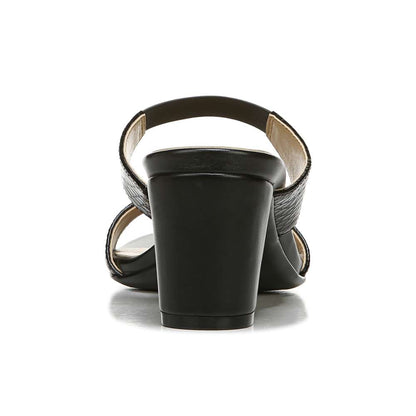 Venus Dress Sandal - Black Snake/Leather