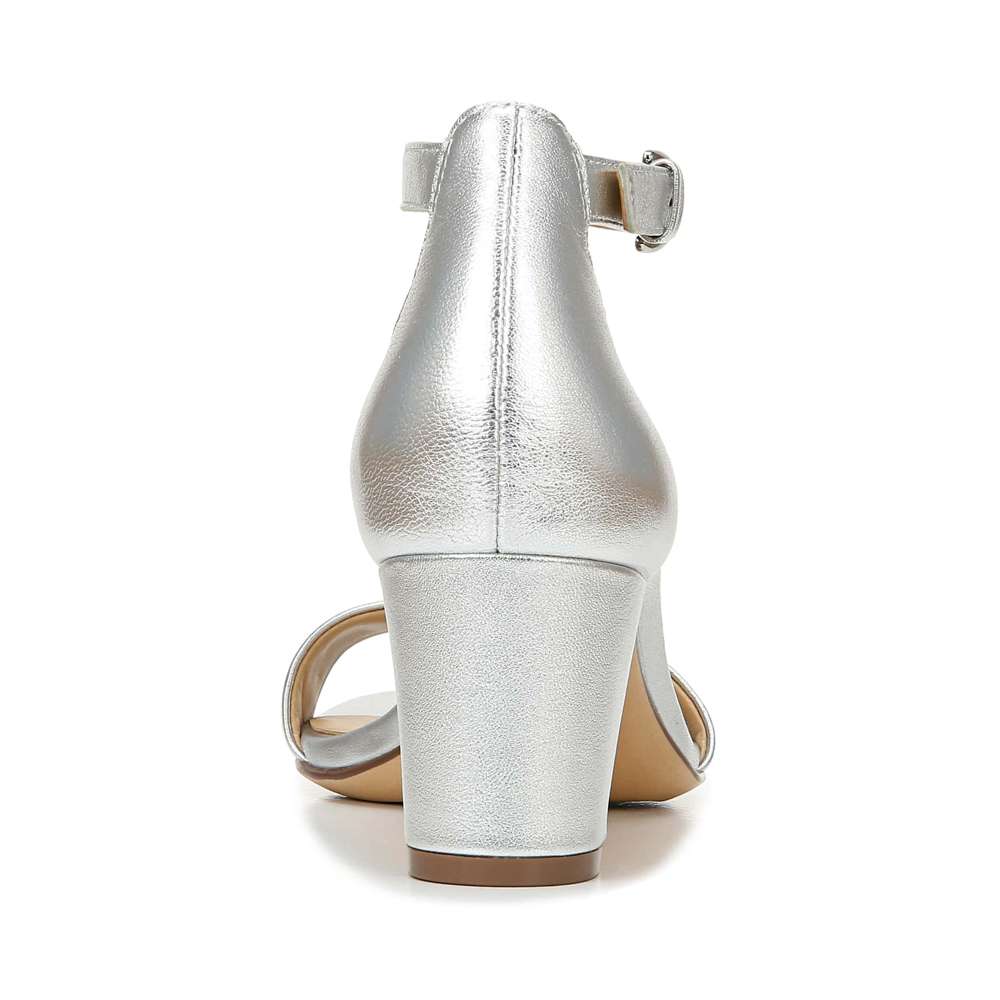 Vera Dress Sandal - Silver Leather