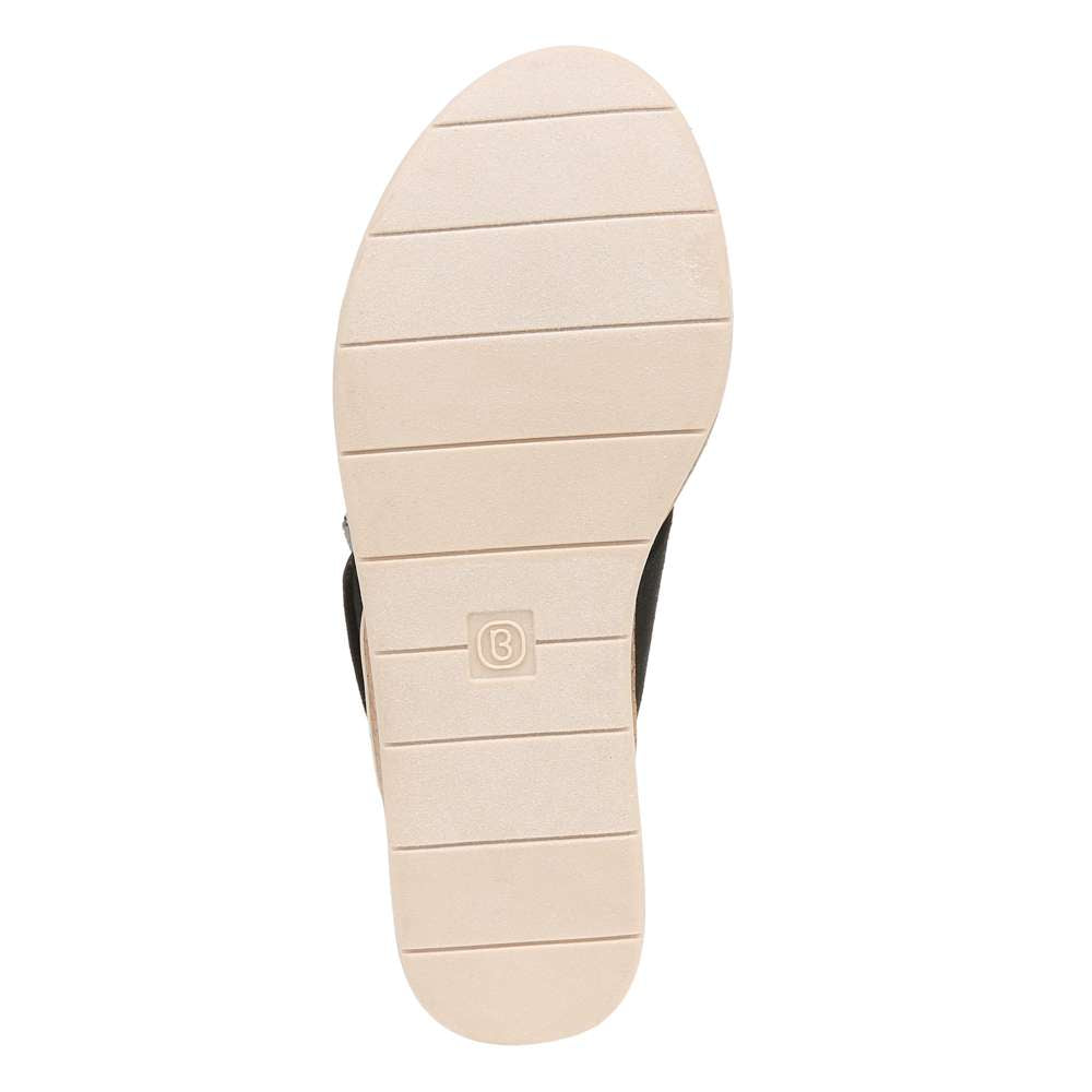 Bay Wedge Sandal - Black