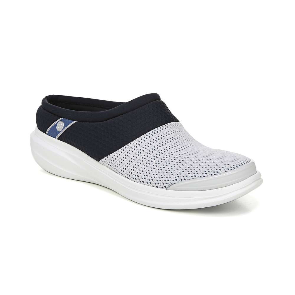 Carefree Slip-On - Light Grey/Blue