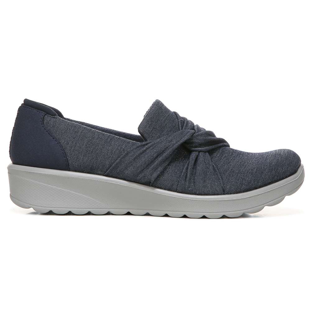Glimmer Slip-On - Navy Blue Shimmer
