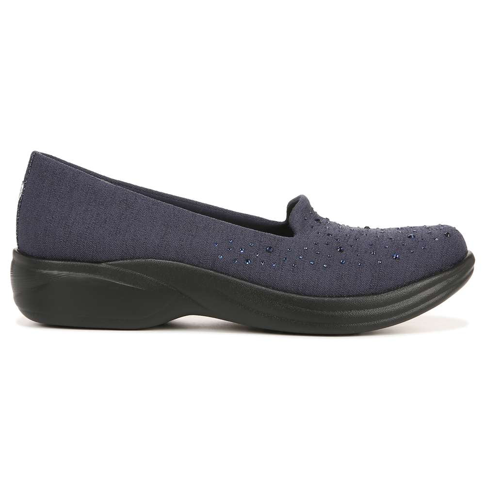 Poppyseed 3 Slip-On - Navy Blazer Rhinestone