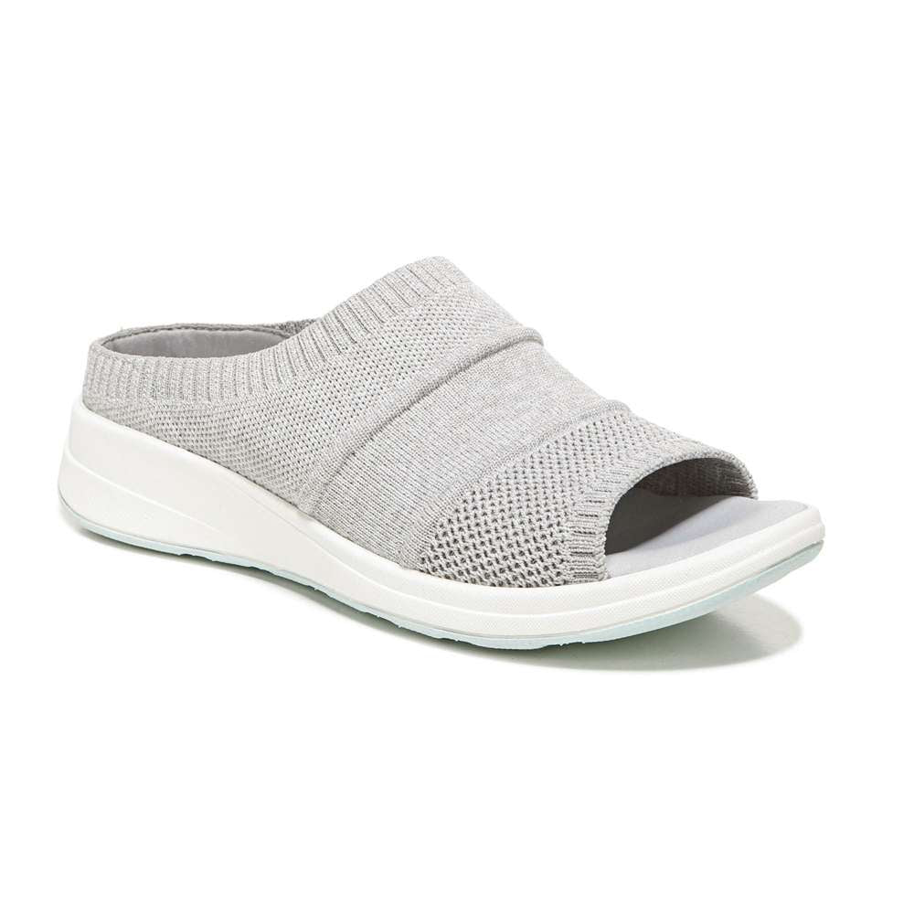 Iconic Slide - Oyster/Silver Smoke