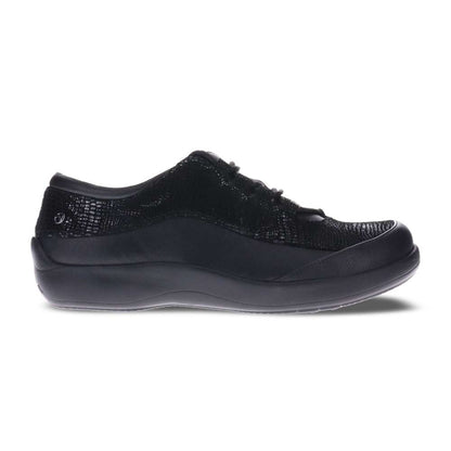 Alberta Lace-Up - Black Lizard