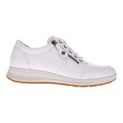 Boston Zip Sneaker - White Perf