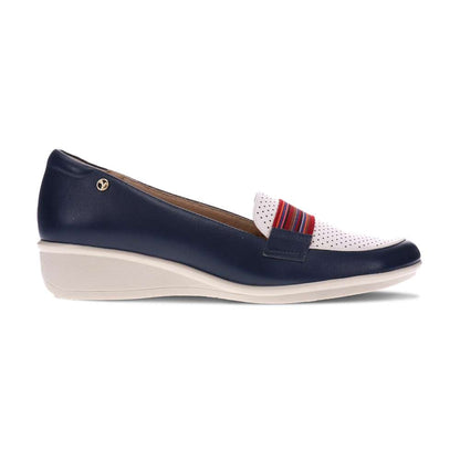 Monte Carlo Wedge Loafer - Blue French