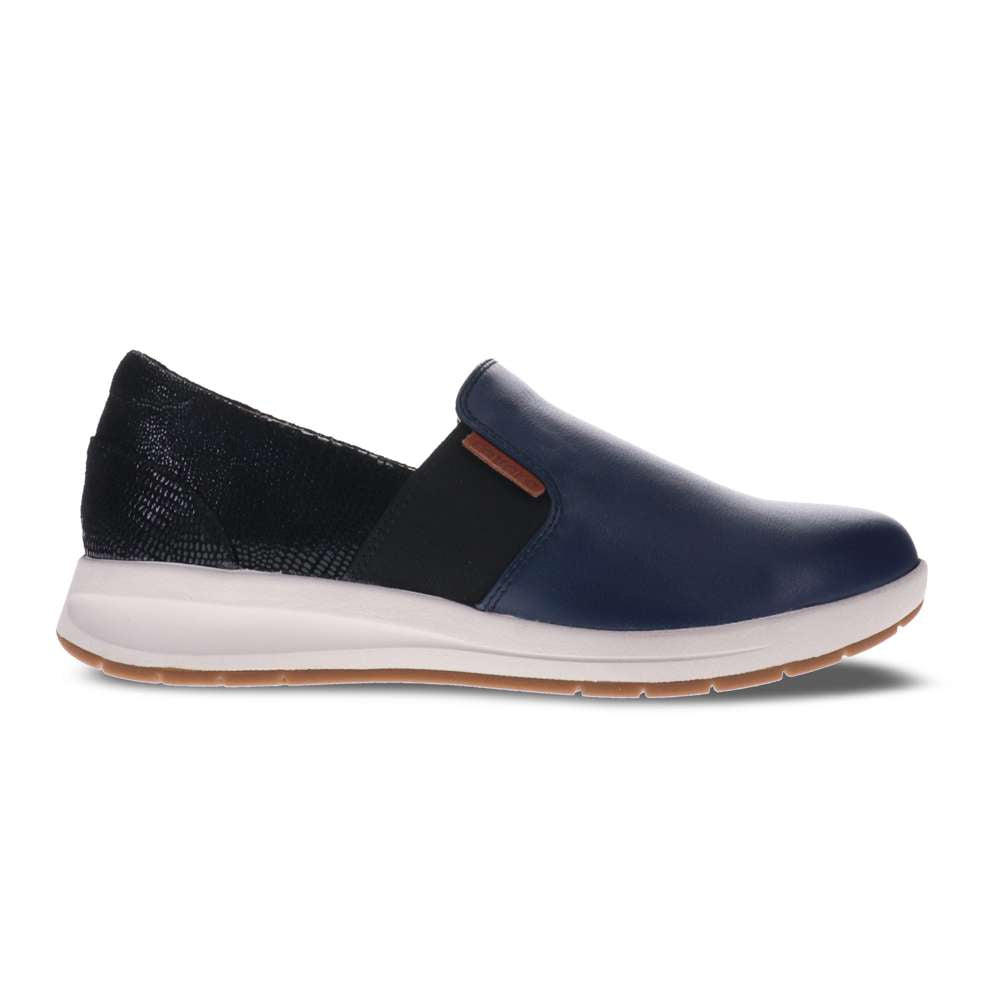 Panama Slip-On Sneaker - Blue French/Black Lizard