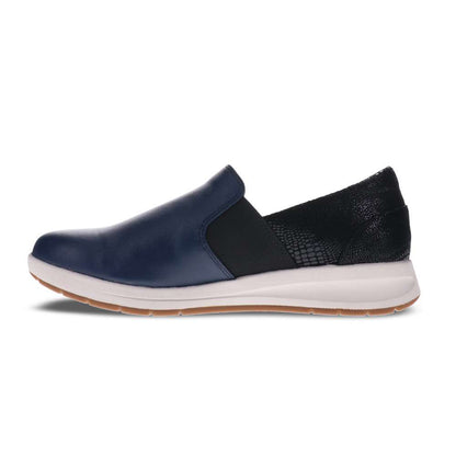Panama Slip-On Sneaker - Blue French/Black Lizard