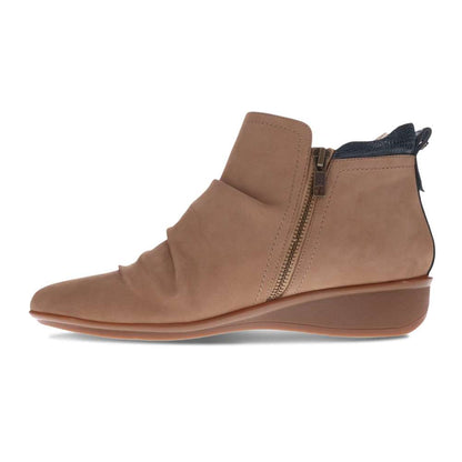 Plymouth Boot - Toffee Nubuck/Navy Lizard