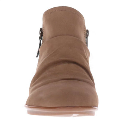 Plymouth Boot - Toffee Nubuck/Navy Lizard