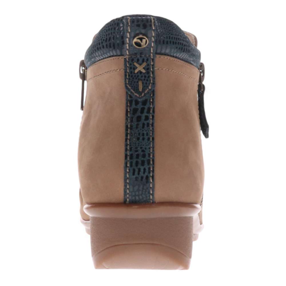 Plymouth Boot - Toffee Nubuck/Navy Lizard