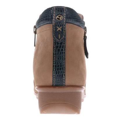 Plymouth Boot - Toffee Nubuck/Navy Lizard